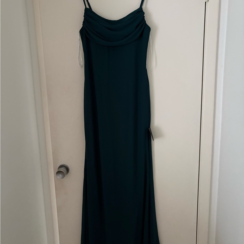 Lulu's Teal Slip Dress